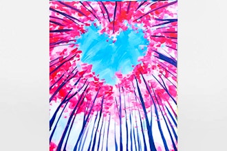Paint Nite: The Heart of Spring